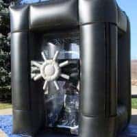 Black Velcro Inflatable Cash Machine