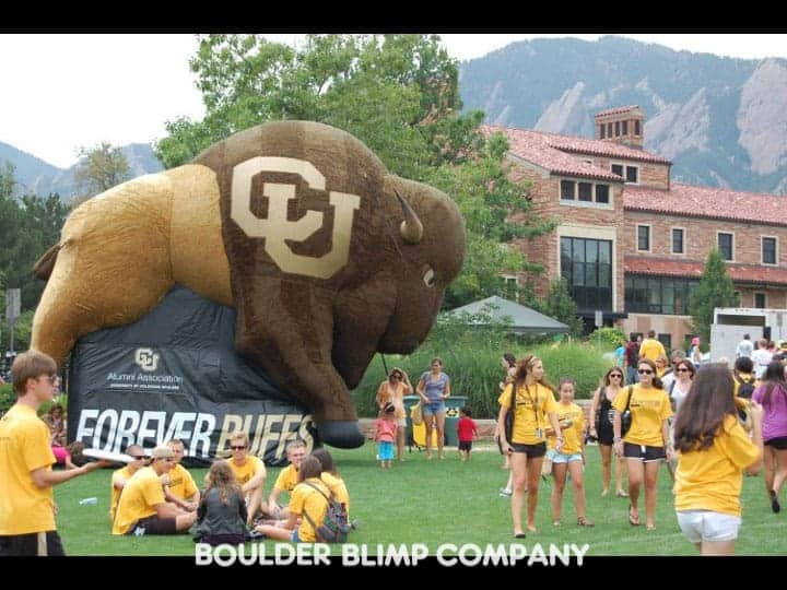 CU Buffs Inflatable Buffalo Mascot Sports Inflatable