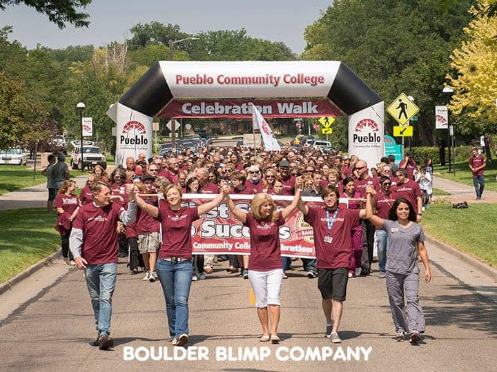 Pueblo Community College Inflatable Arch Sports Inflatable
