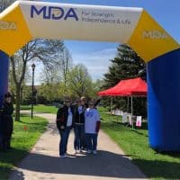 MDA Muscle Walk Inflatable Arch for the Muscular Dystrophy Association