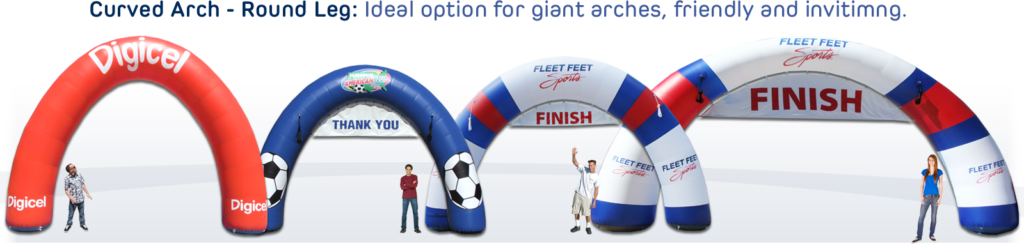 Rounded Inflatable Arch 100% Custom. March Arch Madness Ends Soon.