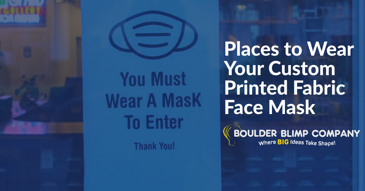 Places to Wear Your Custom Printed Fabric Face Mask