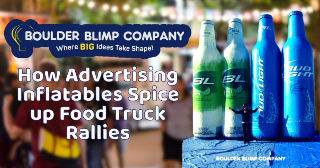 How Advertising Inflatables Spice up Food Truck Rallies