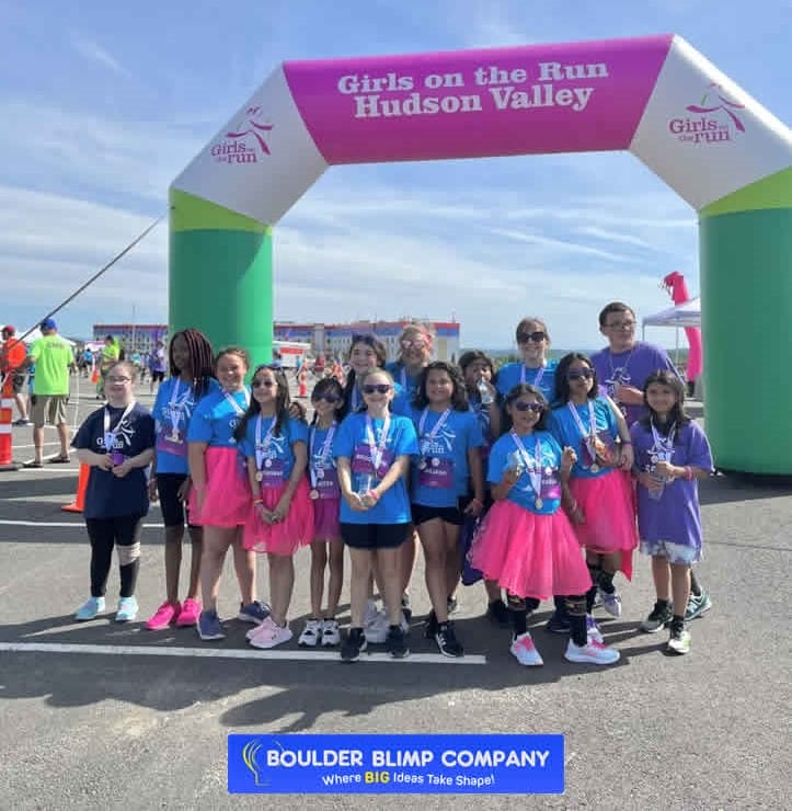 Custom Inflatable Archway for Girls on the Run Hudson Valley
