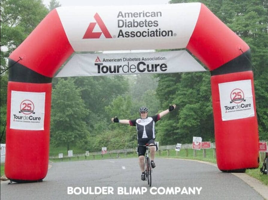 American Diabetes Association Inflatable Arch for TourdeCure Event