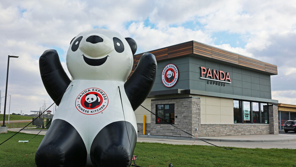 Panda Express Inflatable Mascot Replica