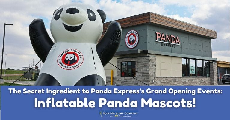 inflatable panda mascots