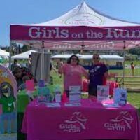 Custom Vendor Tent and Table Cover for Girls on the Run