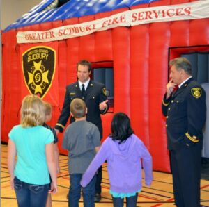 Greater-Sudbury-Fire-Inflatable-Fire-Safety-House-Boulder-Blimp-