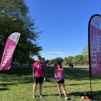 Custom Bow Flags for Girls on the Run