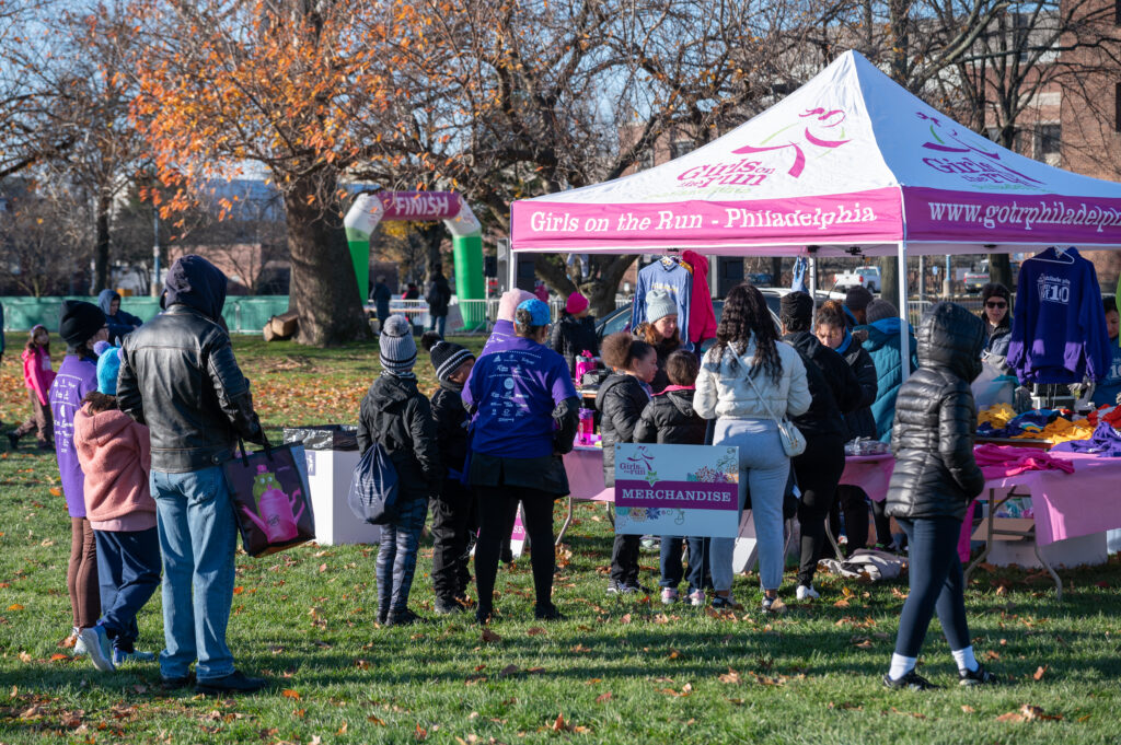 Girls on the Run Vendor Tent Philadelphia Branch