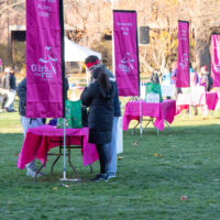 Table Covers & Flags at Girls on the Run Philadelphia Event