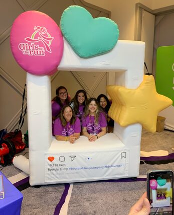 Girls on the Run Inflatable at Summit