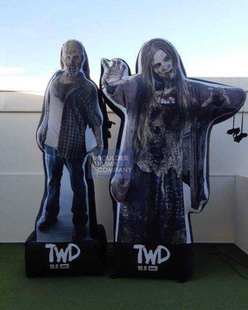 inflatable walking dead zombie logos