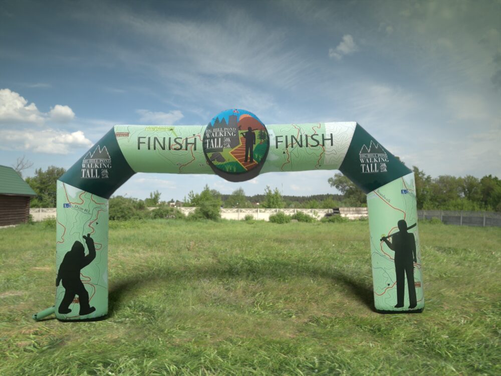 inflatable archway for finish line