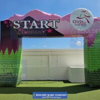 Custom Block Arch for Girls on the Run Colorado