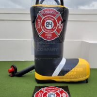 Inflatable Donation Boot for Bushkill Fire Co