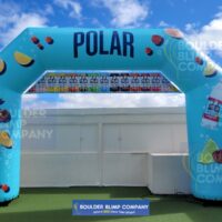 Polar Sparkling Water Inflatable Arch with Banner