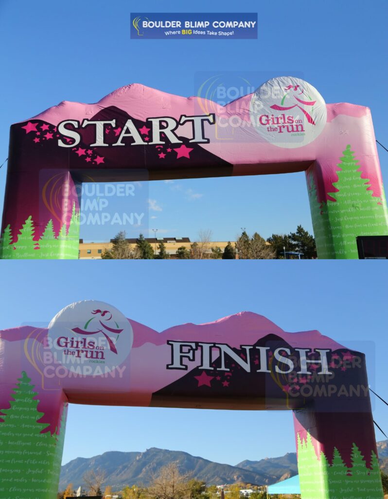 Start and Finish Line 5K Inflatable GOTR Arch