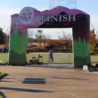 Inflatable Custom Arch for Girls on the Run Rockies