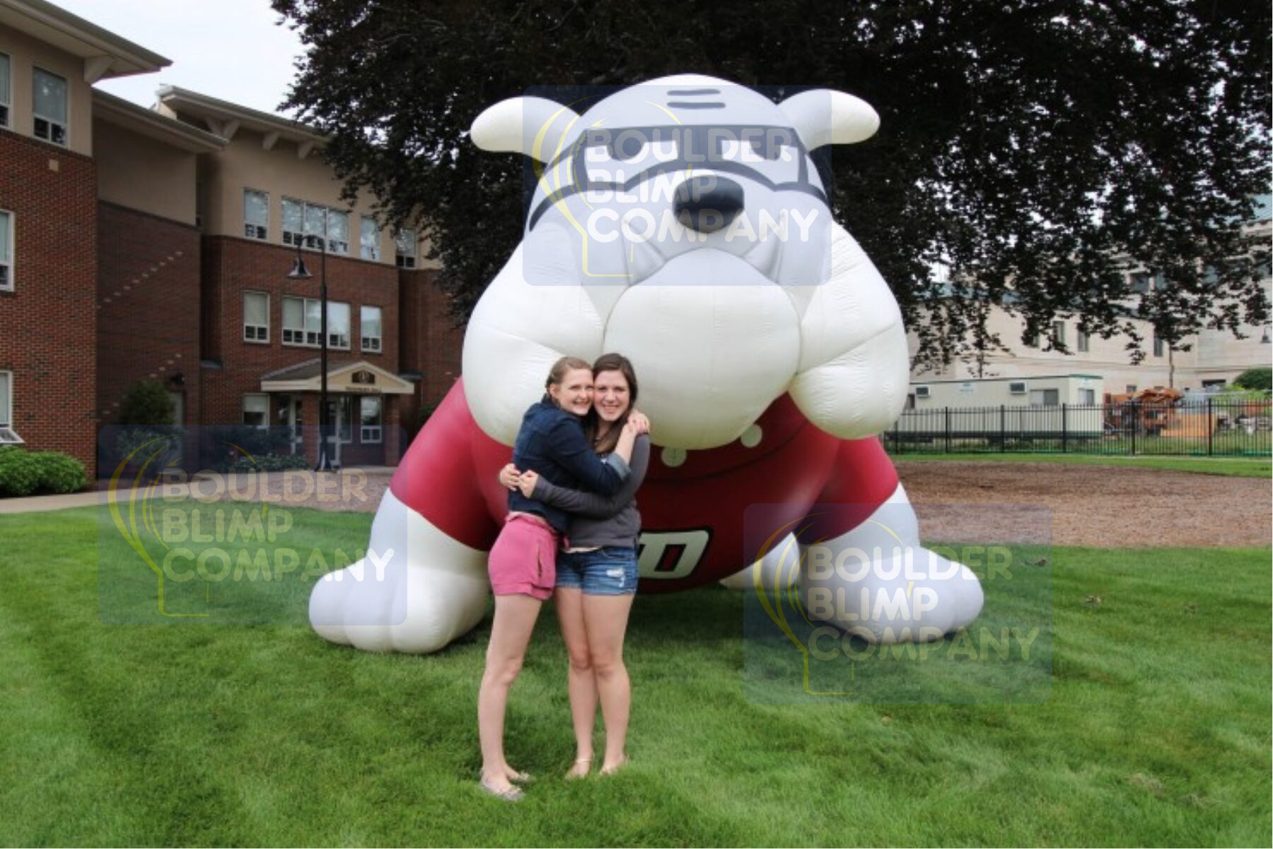 Dean College Inflatable Bulldog mascot