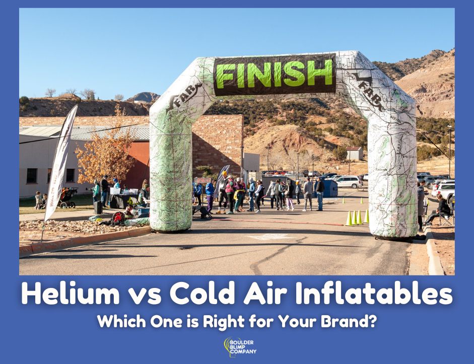 helium vs cold air inflatables