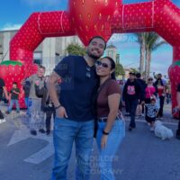 Custom Inflatable Strawberry Festival Arch with 3D Shapes