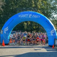 Fleet Feet Inflatable Rounded Arch