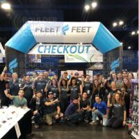 Inflatable Fleet Feet Arch with Banner