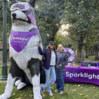 Sparklight Inflatable Mascot