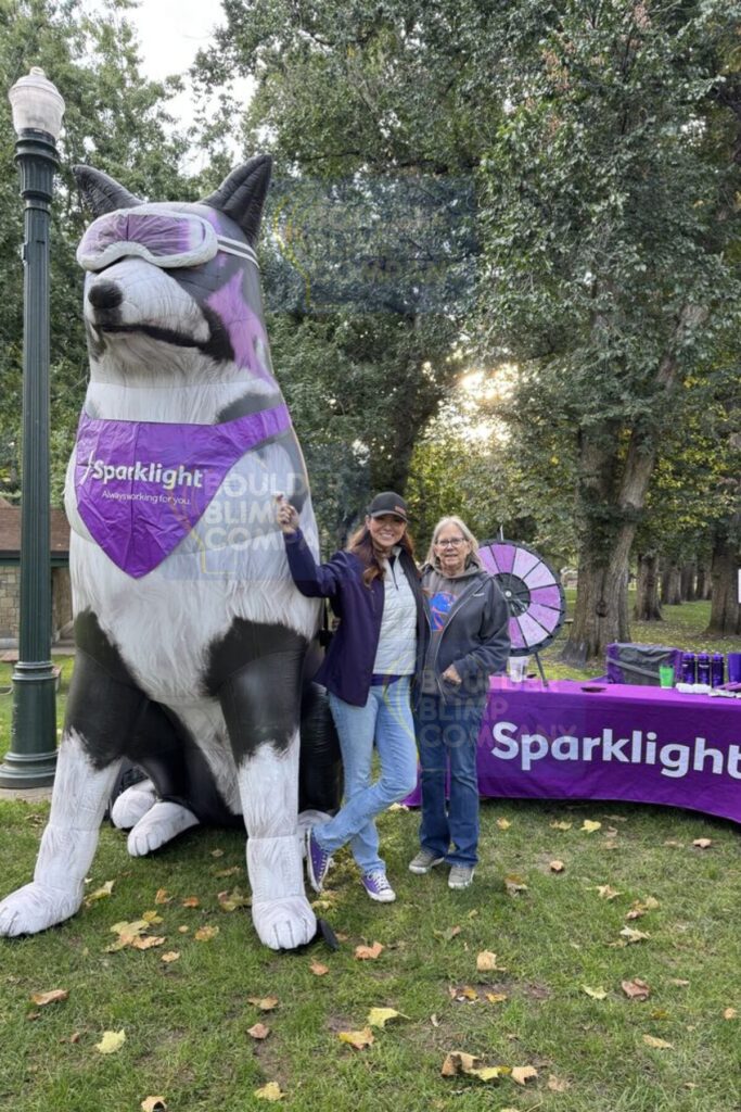 Sparklight Inflatable Mascot
