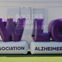 Alzheimer's Association Inflatable 3D Letter Logo Blocks