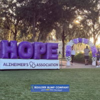 Custom Alzheimer's Association Inflatable Billboard