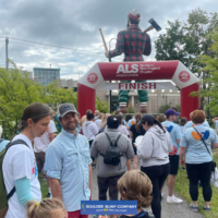 Custom Inflatable Finish Arch for ALS Race