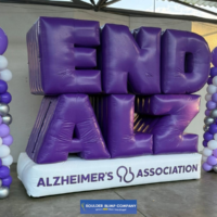 End Alz 3D Inflatable Letters