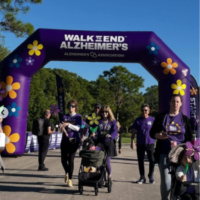 Walk to End Alzheimer's Inflatable Archway