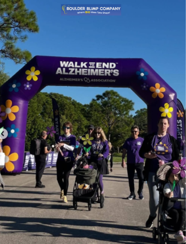 Walk to End Alzheimer's Inflatable Archway